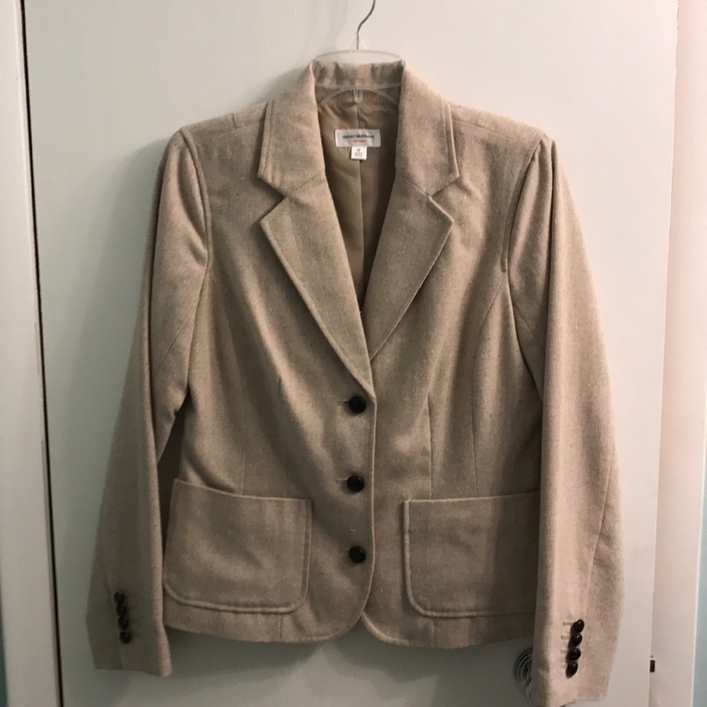 Isaac Mizrahi Beige Blazer
